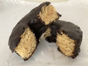 Vahlrona chocolate covered cake donut